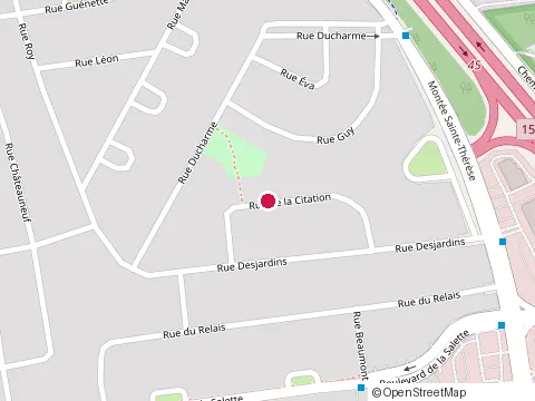 Location of Cosat Informatique at 907 Rue de la Citation, Saint-Jérôme