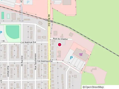 Location of Cossette et Perreault Construction Inc. at 401 Rue du Viaduc, Amos