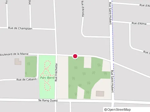 Location of Côté Branché at 122 Bd de la Mairie, Granby