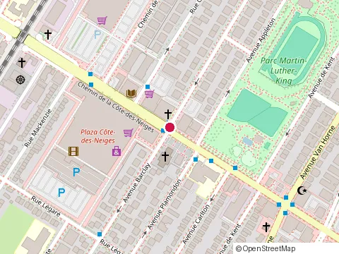 Location of Cote des Neiges Organization For Education And Infor at 3600 avenue Barclay, Montréal
