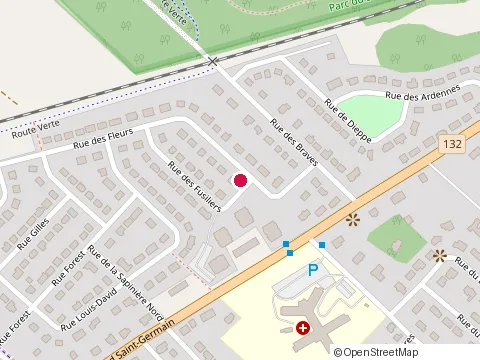 Location of Cote Richard M Fisc Cpa Cga at 602 des Fleurs Rue, Rimouski