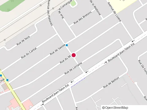 Location of Cote Roland at 1445  Rue du Maine, Québec