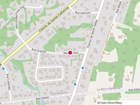 Location of Côté Vert at 3282 chemin de North Hatley, Sherbrooke