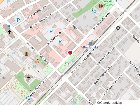 Location of Cotton Industries at 22 Rue de l'Évêché E Suite A, Rimouski