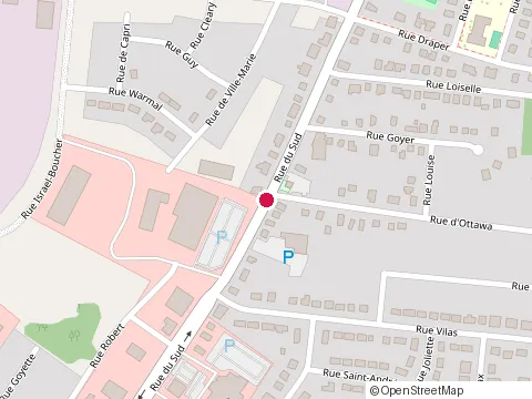 Location of Couleur Exacte at 1211 Rue du Sud, Cowansville