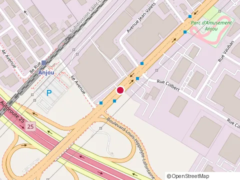 Location of Couleurs Technologies Indstrs at 7323 boulevard Henri-Bourassa E, Montréal