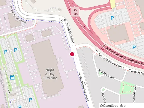 Location of Coupal & Brassard Auto Inc at 858 boulevard Industriel, Saint-Jean-sur-Richelieu