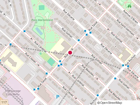 Location of Courriel at 1554 Rue Tassé, Saint-Laurent