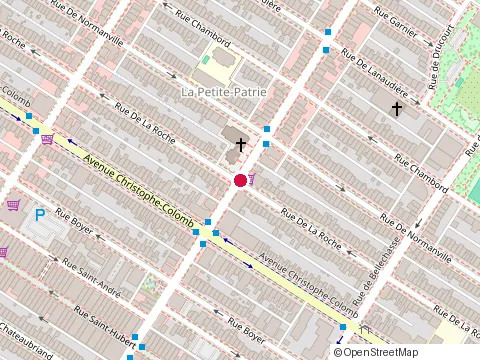 Location of Cours de Guitare Daniel Marchand at 6290 Rue de la Roche, Montréal