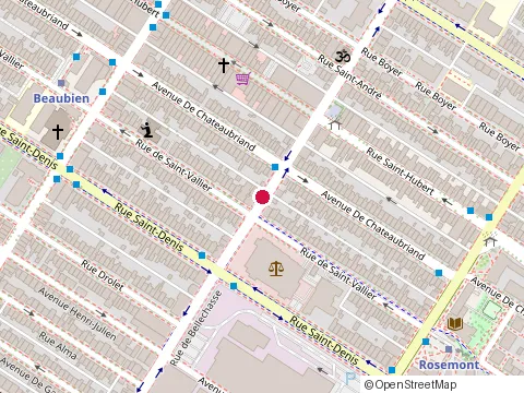 Location of Cours de Guitare Nathan Labreche at 502 Rue de Bellechasse, Montréal