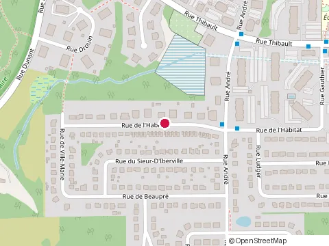 Location of Cours de Piano Andre Vachon at 1070 Rue de l'Habitat, Sherbrooke