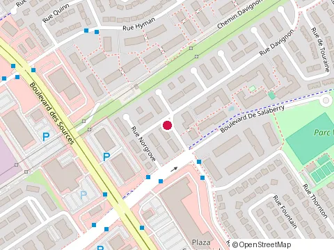 Location of Cours de Piano France Gregory at 30 Rue Davignon, Dollard-Des-Ormeaux