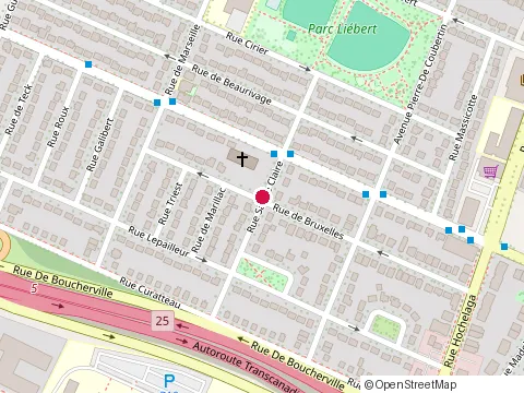 Location of Cours de Violon, Isabelle Courtois Professeur at 7801 Rue Sainte-Claire, Montréal