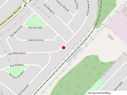 Location of Course de Piano Saint-Hubert at 4385 Rue Beausejour, Saint-Hubert