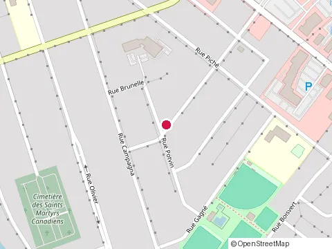 Location of Courtois Remi Construction at 35 Rue Thibodeau, Victoriaville