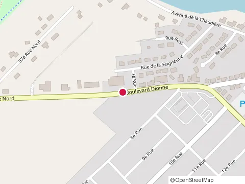 Location of Couture Aluminium at 785 Bd Dionne, Saint-Georges