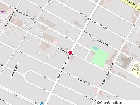 Location of Couture Auto Service at 615 Rue Saint-Jean, Longueuil