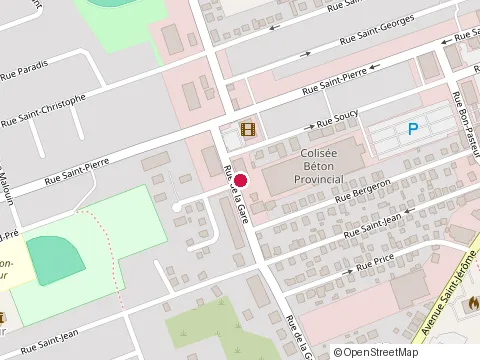 Location of Couture Roland Entrepreneur at 305 Rue de la Gare, Matane