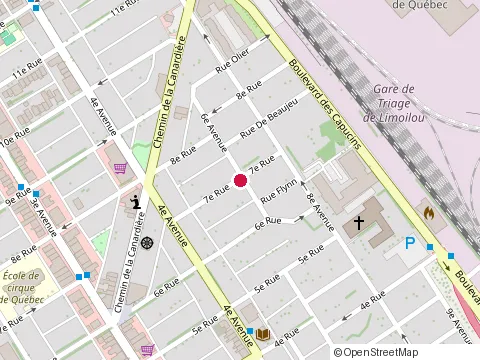 Location of Couverture Franco Inc. at 529 7E Rue, Québec