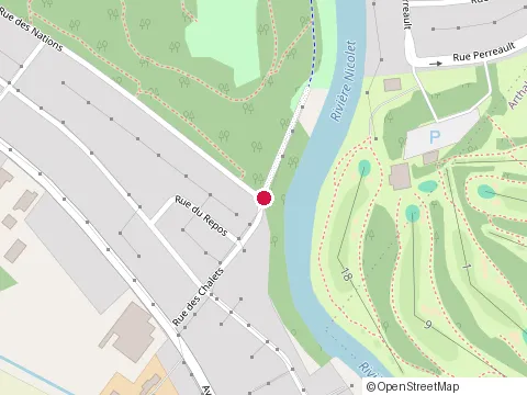 Location of Couverture Jean-François at 6 Rue du Barrage, Victoriaville