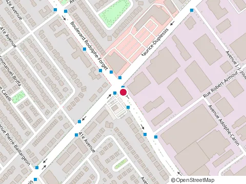 Location of Couvre-Planchers Dimension at 11925 Boulevard Rodolphe-Forget, Montréal