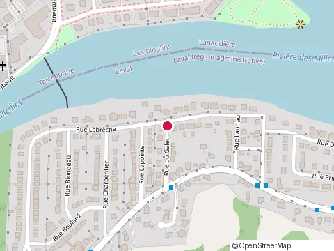 Location of Couvre-Planchers Théorêt Inc at 1 Rue Charpentier, Laval