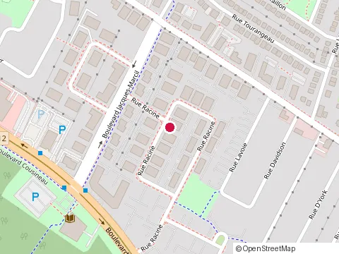 Location of Couvreur Raymond Cormier Inc at 2143 Rue Racine, Saint-Hubert