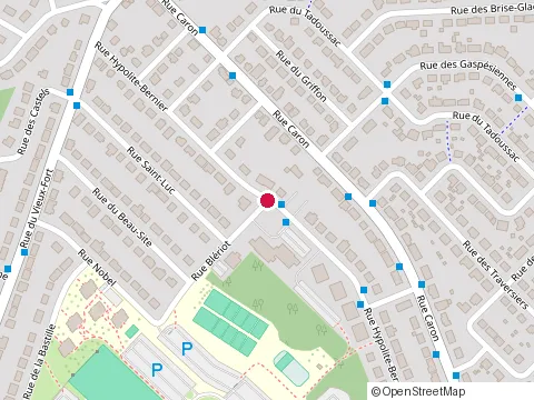 Location of Cpe l'Arc en Ciel at 7980 Rue Blériot, Lévis