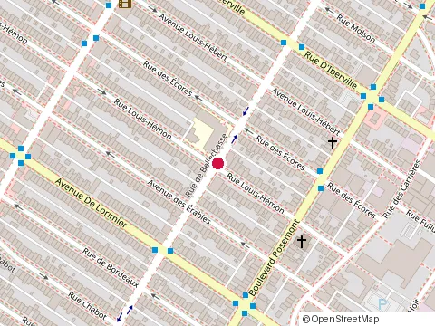 Location of Cpe la Botine Filante at 6241 Rue Louis-Hémon, Montréal