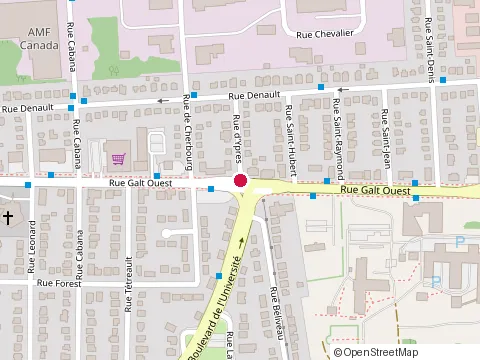 Location of Cpe la Maison des Enfants at 1207 Rue d'Ypres, Sherbrooke