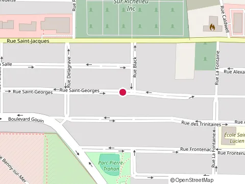 Location of Cramiques Norbert Blain Inc at 505 Rue Saint-Georges, Saint-Jean-sur-Richelieu