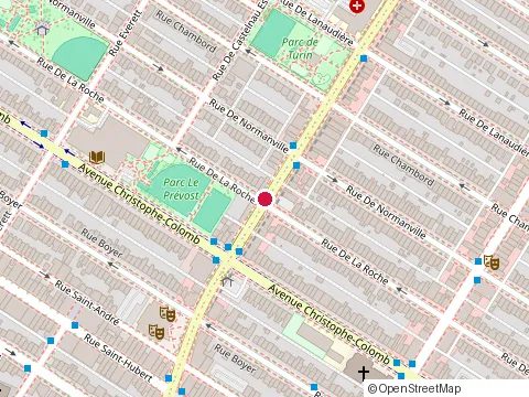 Location of Création et Design Électrique Inc at 7132 de la Roche St, Montréal