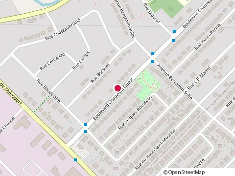 Location of Creation Léro at Boulevard Chauveau Ouest, Québec