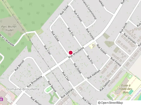 Location of Créations Blanchet at 250 Rue Brouillette, Drummondville