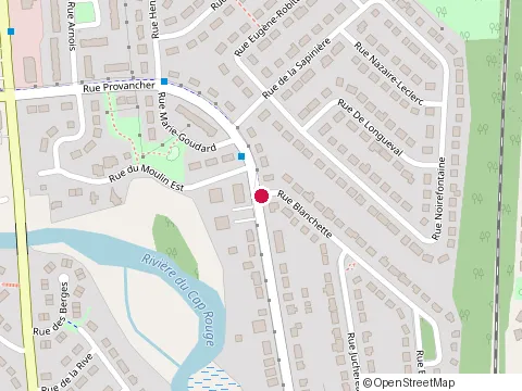 Location of Créations Cgc at 1355 Rue Blanchette, Québec