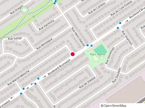 Location of Creations Jiwan at 55 Rue Marcel-Meloche, Kirkland