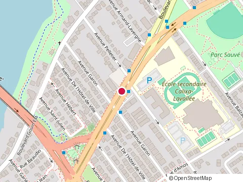 Location of Creations Serge at 4316 boulevard Henri-Bourassa E, Montréal