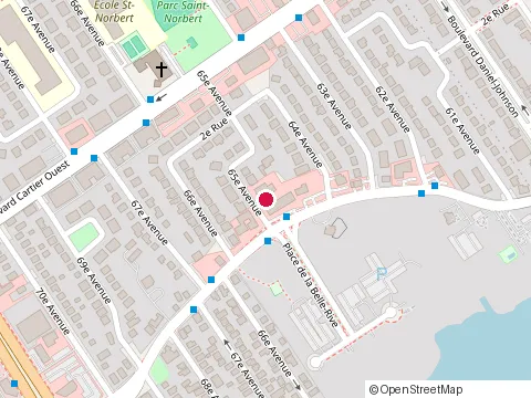 Location of Créativement Kiki at 215 65E Avenue, Laval