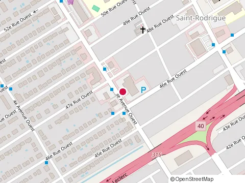 Location of Crédit Automobile at 4650 3E Av Ouest, Québec