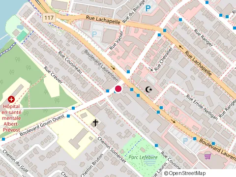 Location of Crémerie Café Délice at 6370 boulevard Gouin O, Montréal
