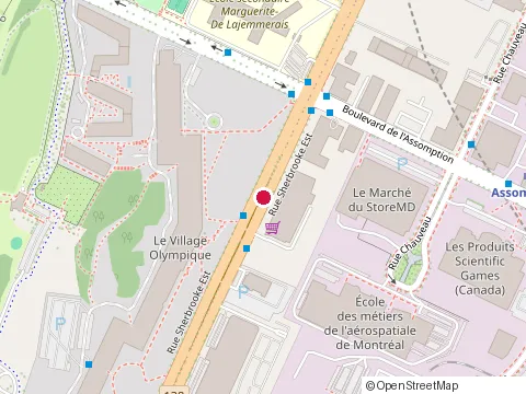 Location of Crêpe Way at 5327 Sherbrooke St W, Montréal