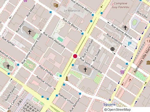 Location of Crestview Construction Inc at 202 455 Rene-Levesque O, Montréal