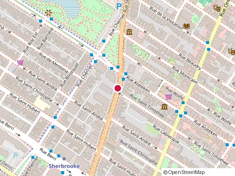 Location of Crf Conseillers & Rcvrmnt at 1012 Rue Sherbrooke E, Montréal