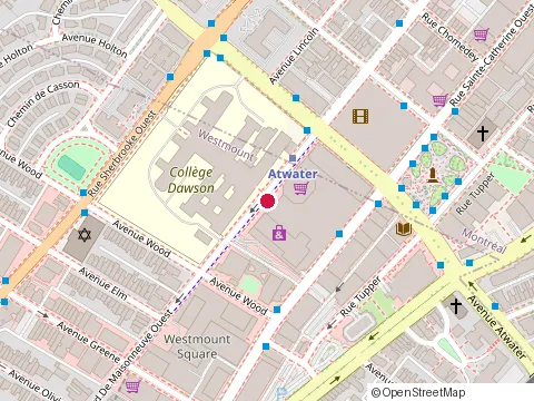Location of Croissant Plus at 2 place Alexis Nihon, Westmount