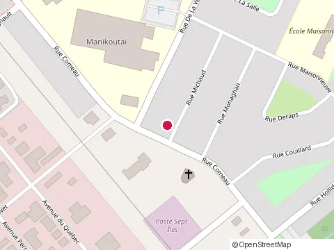 Location of Croque Minute at 2 Rue Michaud, Sept-Îles