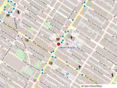Location of Csk Montreal Lawyers at 4398 Rue Rivard, Montréal