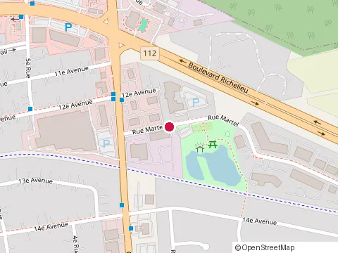 Location of Ctp Construction at 689A rue Martel, Chambly