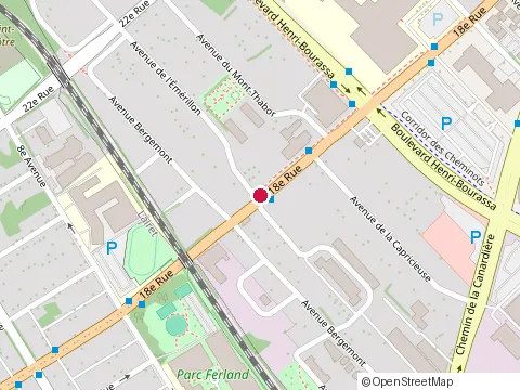Location of Cube A Pizza at 1104 18E Rue, Québec