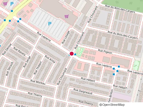 Location of Cube Construction Inc. at 2522 Rue Lapierre, LaSalle