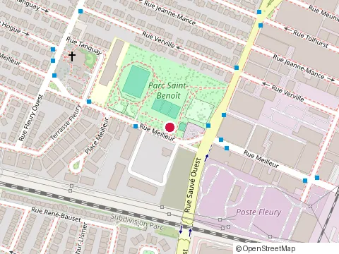 Location of Cuisilux at 9755 Rue Meilleur, Montréal